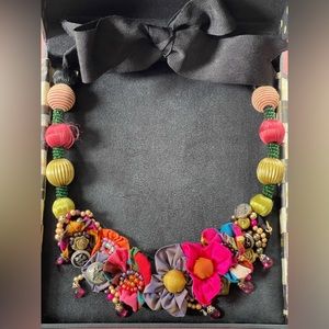 MacKenzie-Childs ribbon necklace. Perfect for spring May Flowers